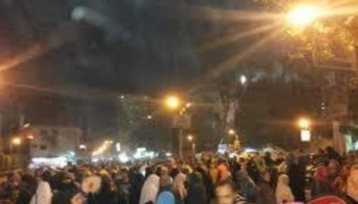 مسيرة بـ الدقهلية تندد بتبرئة مبارك ورموز نظامه