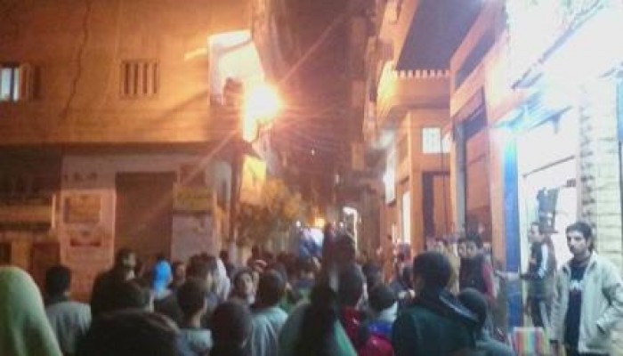 الشرقية: شباب بلبيس يتصدون بقوة لمحاولة فض المسيرة من قبل البلطجية