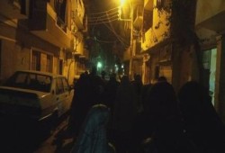 مسيرة نسائية بمدينة المنيا للتنديد ببراءة مبارك