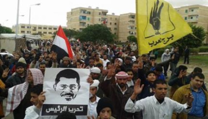 مسيره حاشدة ببرج العرب في جمعة "القصاص والاصطفاف"