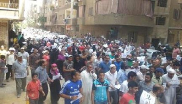 حشود ضخمة بعين شمس تنتفض ضد الانقلاب في جمعة "القصاص واﻻصطفاف"