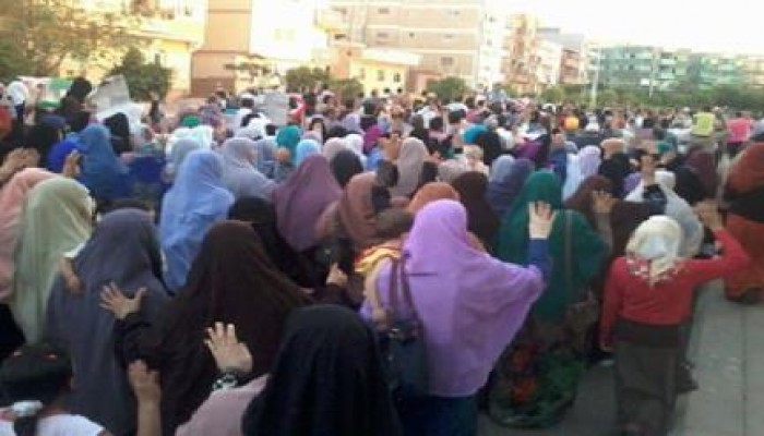 مسيرة حاشدة بالسادات تنديدا ببراءة المخلوع في جمعة "القصاص والاصطفاف"