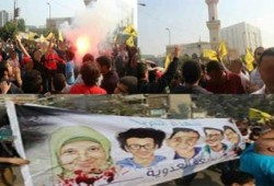 وقفة حاشدة لثوار مدينة نصر أمام مسجد الإيمان