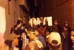 الفيوم: مسيرة ليلية حاشدة بأبشواي مطالبة بالقصاص للشهداء