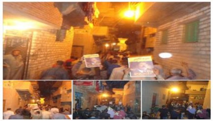 بني سويف: تظاهرة ليلية بقرية باها فى بداية تظاهرات القصاص والاصطفاف