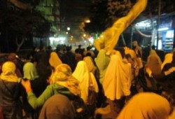 تظاهرات ليلية بمدينة بني سويف تتحدي القبضة الأمنية وتهتف ضد العسكر