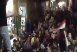 مسيرة شبابية بدمياط الجديدة تهتف بالقصاص من قتلة الثوار