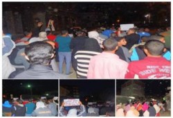 البحيرة: مسيرة ليلية لـ"ثوار حوش عيسي" تطالب بإعدام المخلوع وقائد الانقلاب