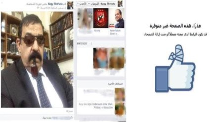 بعد فضح نافذة مصر له .. المجرم "ناجي شحاتة" يغلق حسابه على فيس بوك !