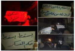 الغربية: مسيرة ليلية بمركز المحلة تنديدا بتبرئة مبارك وأعوانه