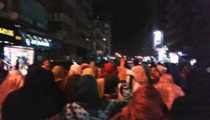 الدقهلية: مسيرة منددة بالاعتقالات العشوائية ومطالبة بسقوط حكم العسكر بالمنصورة