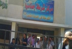 سيارة شرطة طائشة تدهس نجل أمين شرطة ببني سويف