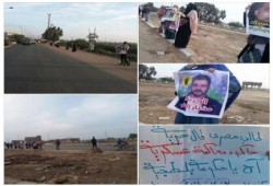 سلسلتان بشريتان لثوار دمياط ضد الانقلاب العسكري