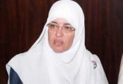 عزة الجرف: القرضاوي قيمة وقامة ورمز لـ 2 مليار مسلم