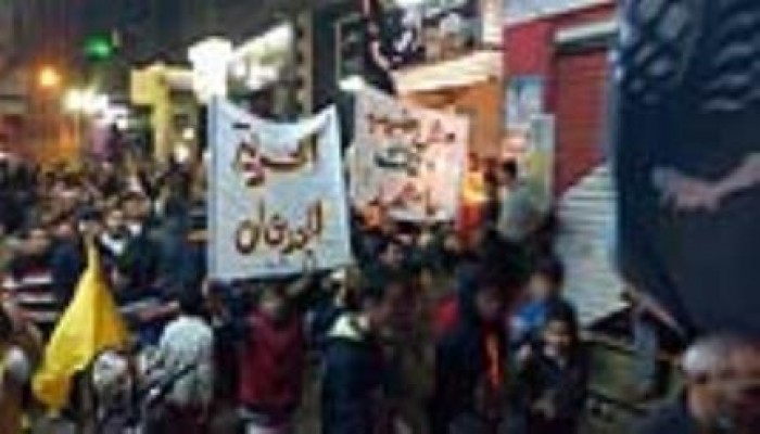 الشرقية:  مسيرة ليلية لحركة مكملين بقرية هربيط تجدد البيعة للرئيس مرسي