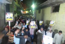الجيزة: مسيرة ليلية حاشدة بالمنصورية  في أسبوع "القصاص والاصطفاف"