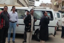 السائقون والبائعون في كفر الدوار يضربون عن العمل