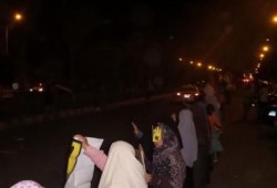 الغربية: سلاسل بشرية لأهالي السنطة تهتف بإسقاط حكم العسكر