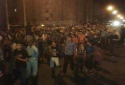 المنوفية: مسيرة ليلية بالخطاطبة تدعو للاصطفاف الثوري لإسقاط الخونة