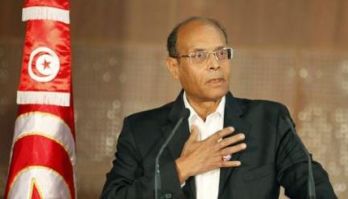 المرزوقي : يحذر من التزوير في الانتخابات بتونس ويؤكد أموال قذرة تقف وراء دعم "السبسي"