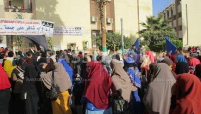مسيرة لطلاب الفيوم تطالب بالإفراج عن زملائهم المعتقلين