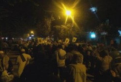 أسيوط: طلاب ضد الانقلاب تطالب بإعدام السفاح في تظاهرة ليلية مفاجئة