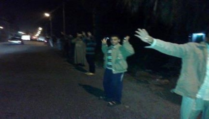 شباب قرية دميرة بالدقهلية ينتفضون رفضًا لحكم العسكر