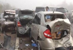 نحس السيسي: إصابة 9 طلاب من كلية الشرطة في حادث تصادم بطريق طنطا - كفر الشيخ