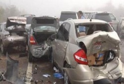 نحس السيسي: إصابة 9 طلاب من كلية الشرطة في حادث تصادم بطريق طنطا - كفر الشيخ