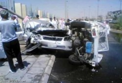 نحس الانقلاب: مقتل واصابة أسرة مستشار بعد حادث تصادم مروع عند نفق سنور ببني سويف