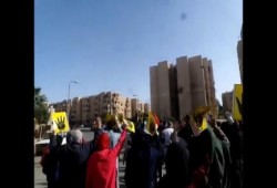 "معا..نكمل ثورتنا" مسيرات صباحية  بالمطرية والقاهرة الجديدة