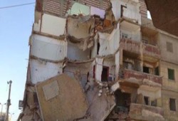 الغربية : انهيار منزل بالمحلة مكون من 5 طوابق  وأنباء عن وقوع ضحايا
