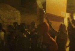 تظاهرة شبابية ليلية أمام منازل المعتقلين بببا بني سويف