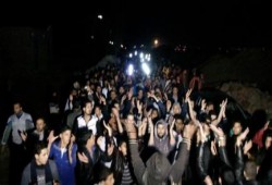 بالصور .. مسيرة ليلية حاشدة ببلطيم ضد الانقلاب و مجرمي الداخلية