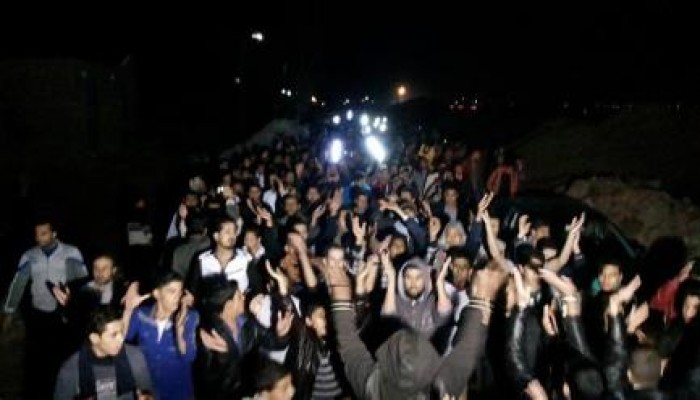 بالصور .. مسيرة ليلية حاشدة ببلطيم ضد الانقلاب و مجرمي الداخلية