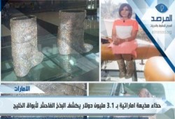 حذاء مذيعة اماراتية بـ 3.1 مليون دولار يكشف البذخ الفاحش لأبواق الخليج