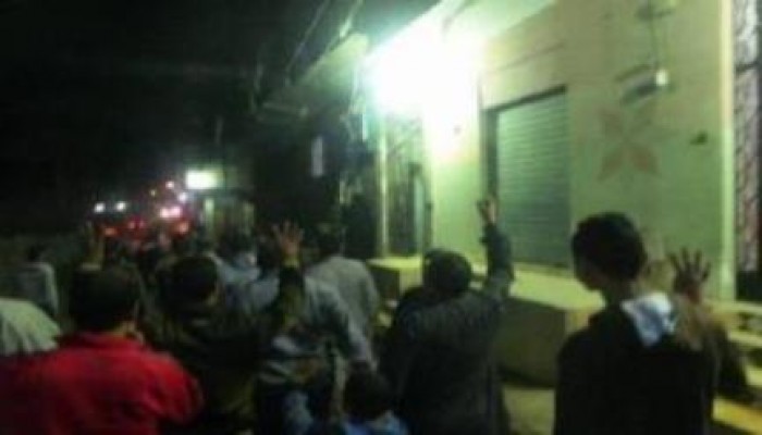 مسيرتان ليليتان بمدينة السادات بمحافظة الجيزة