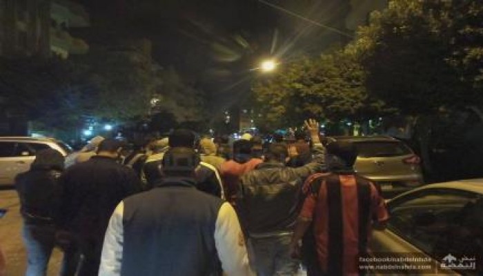 شباب ضد الانقلاب فى وقفه ضد الانقلاب العسكرى فى اسبوع ‫معاً نكمل ثورتنا‬