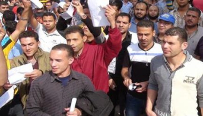 إصابة 25 مواطن إثر انهيار سلم مبنى القوى العاملة بالإسكندرية