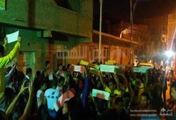 ثوار برقاش فى مسيرة مناهضة للانقلاب فى أسبوع معاً نكمل ثورتنا