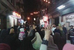 ‏الدقهلية‬ : مسيرة ليلية رافضة للإنقلاب من أمام نادى الجزيرة ب‏المنصورة‬