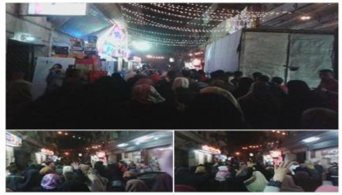 الدقهلية: مسيرة ليلية رافضة للإنقلاب من أمام نادى الجزيرة بالمنصورة