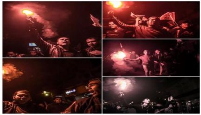 بالصور.. ثوار القاهرة يعودون للانطلاق من العزيز بالله بعد انقطاع شهور