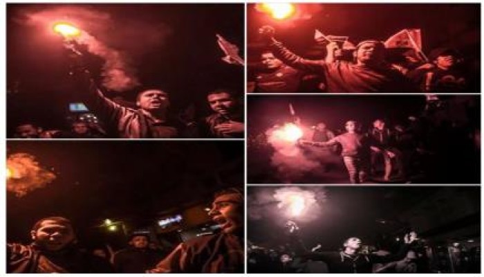 بالصور.. ثوار القاهرة يعودون للانطلاق من العزيز بالله بعد انقطاع شهور