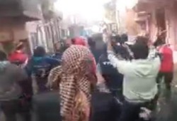 مسيرة صباحية حاشدة لشباب "الميمون" تنديدا باقتحام القرية