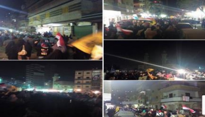 مسيرة ليلية لثوار المطرية