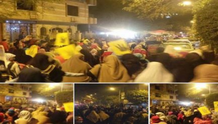 مسيرة حاشدة لثوار "المعادي" رفضا للانقلاب العسكرى