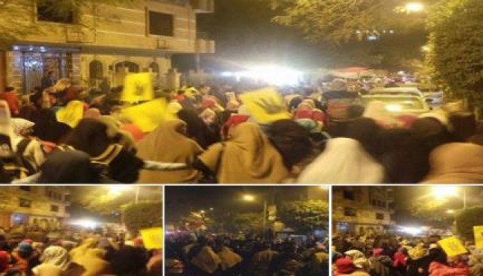 مسيرة حاشدة لثوار "المعادي" رفضا للانقلاب العسكرى