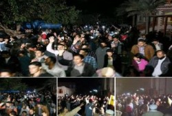 كفرالشيخ: مسيرة لأهالى بلطيم تجوب قرى مركز بلطيم