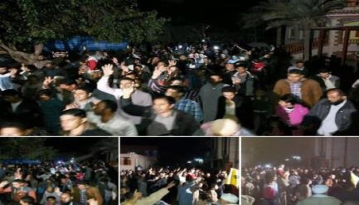 كفرالشيخ: مسيرة لأهالى بلطيم تجوب قرى مركز بلطيم